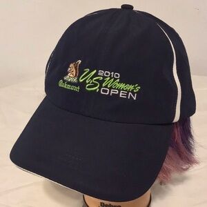 VTG US Women's Open 2010 Oakmont PA AHEAD Golf Blue Hat Cap OSFA Strapback New